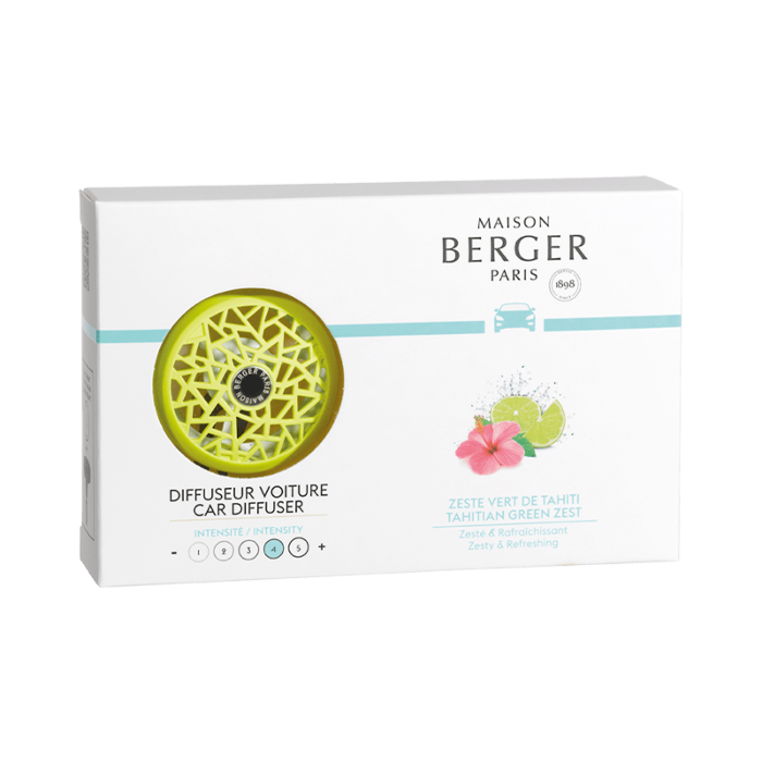 Maison Berger Car Diffuser - Tahitian Green Zest